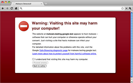 Bezpečné prehliadanie v prehliadači Google Chrome