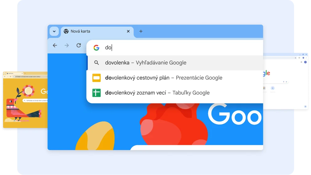Po zadaní vyhľadávania „va“ sa zobrazí výsledok Vacation documents (dokumenty Dovolenka). Po klepnutí na odkaz na Tabuľky sa zobrazí hárok so zoznamom Vacation Packing (Čo si zbaliť na dovolenku).