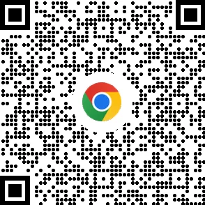 QR kód na stiahnutie prehliadača Chrome v mobilných zariadeniach
