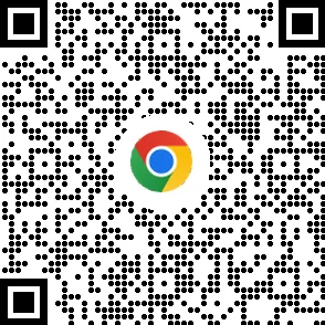 QR kód na stiahnutie prehliadača Chrome v mobilných zariadeniach