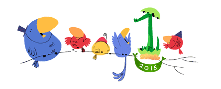 Google vám želá šťastný nový rok!