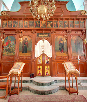 Kostol v&nbsp;meste Madaba